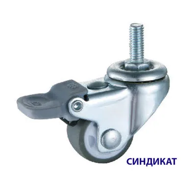 SND-B2905-м8-D38 Колесо поворотное с тормозом